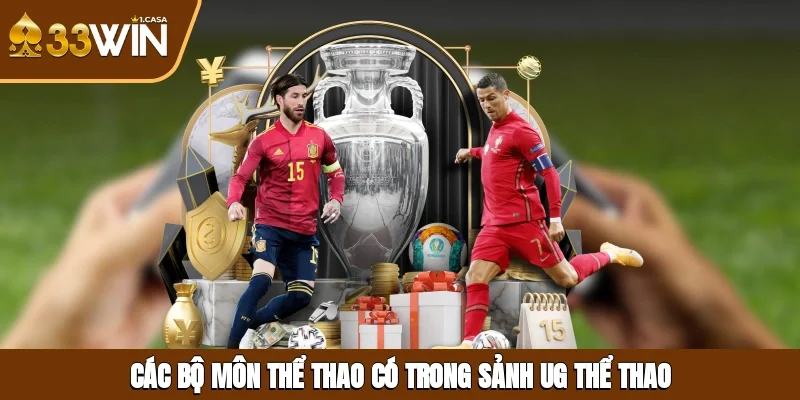 Các bộ môn thể thao có trong sảnh UG thể thao